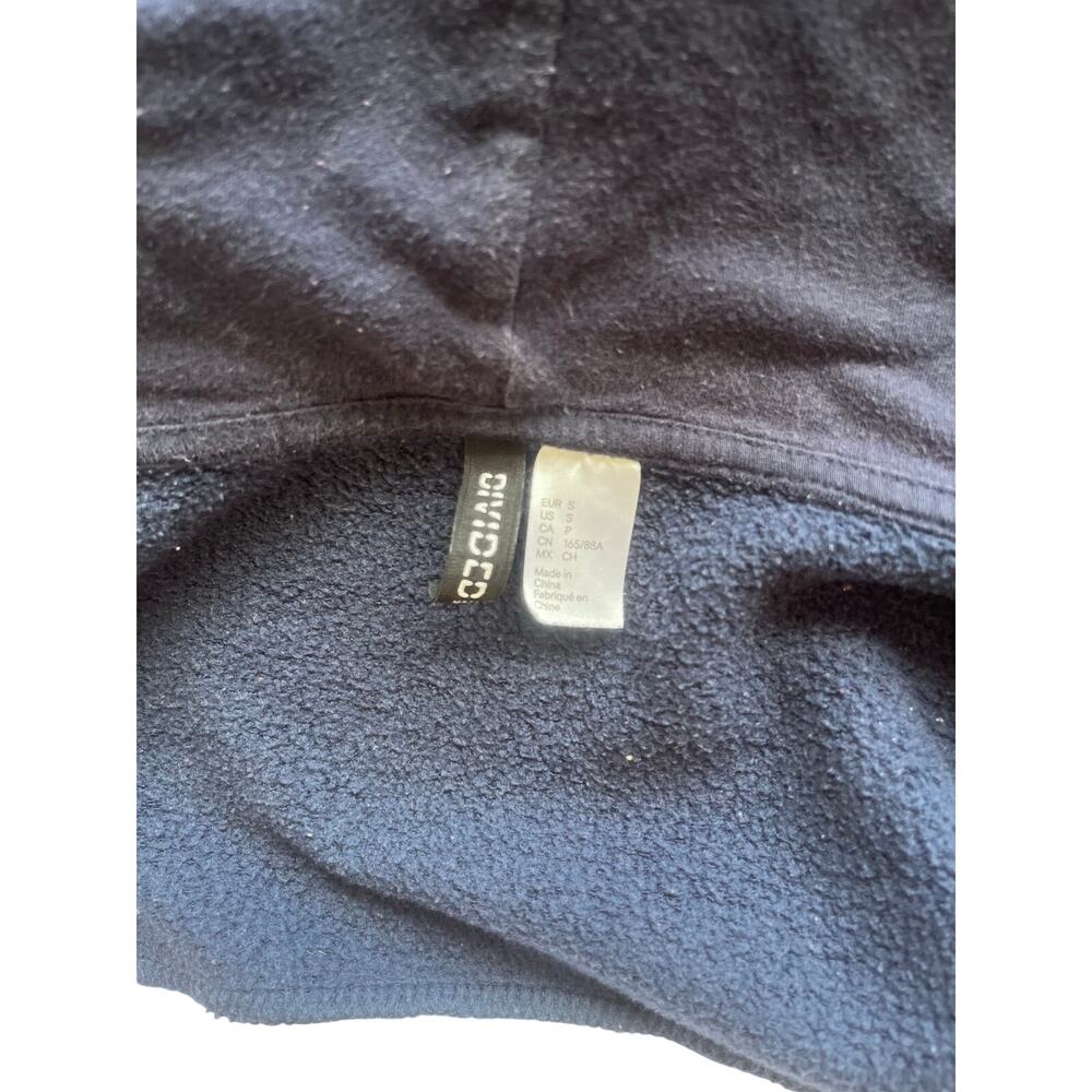 Divided Color-block Retro Zip Up Hoodie - Picture 4 of 5